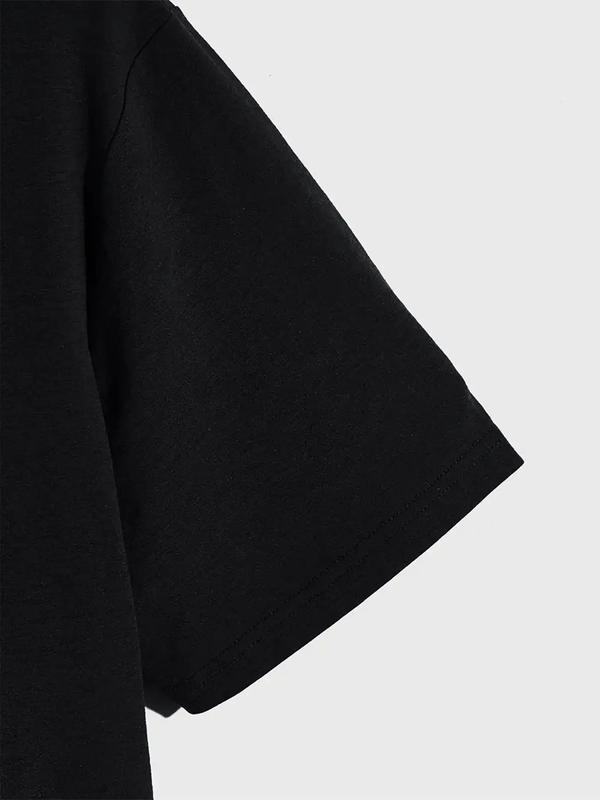 Zahide Merch Double-sided Print T-shirt Men Women Clothing Fashion T Shirts Summer Cotton Oversized O-Neck Short Sleeve T-shirts