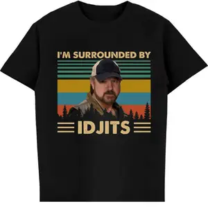 Bobby Singer Idjits Quote Shirt, Vintage Graphic Tee, Supernatural Fan Gift, Fashion Cotton, Full Sizes, For Men, For Women