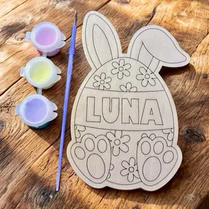 Personalized Easter Egg Paint Craft Kit, basket stuffer