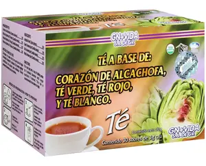 1 Box/Caja Alcachofivida Artichoke TEA- Box with 30 tea bags / Caja con 30 sobres de te 1 Box/Caja Alcachofivida Artichoke TEA- Box with 30 tea bags / Caja con 30 sobres de te