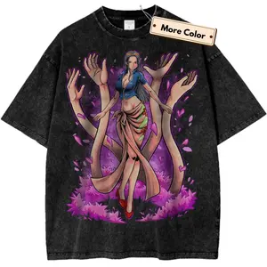 Nico Robin Shirt, One Piece Shirt, Anime Shirt, Vintage T-Shirt, Vintage Tee Crew Neck, Trending T-shirt graphic
