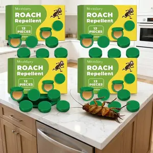 Easy-to-Use MoonSpry Cockroach Gel Bait - No Mess Pest Control for Home & Dorm Kitchen, Kills Roaches Fast Indoors & Outdoors powerful effect long-lasting Indoor-Outdoor Station Fast-Acting Kit eco friendly trap
