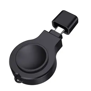 Portable Magnetic Wireless Charger for Smartwatch & Phone Fast Charging Compatible with Apple / Samsung / Huawei / Google