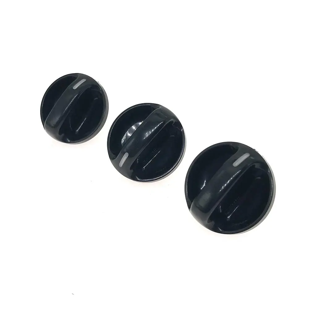 3-Piece High-Quality Plastic AC Climate Control Knob Switch Set, Automotive Interior Car Accessory Replacement for 2000-2006 Toyota Tundra, Replaces OE 55905-0C010 559050C010, Fits Automotive Interior Accessories Needs