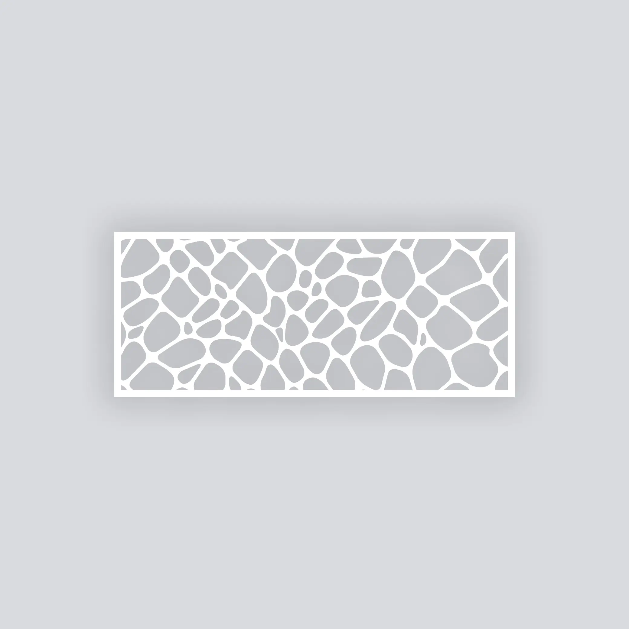 Dragon Scales Rectangle Clay Face Stencil