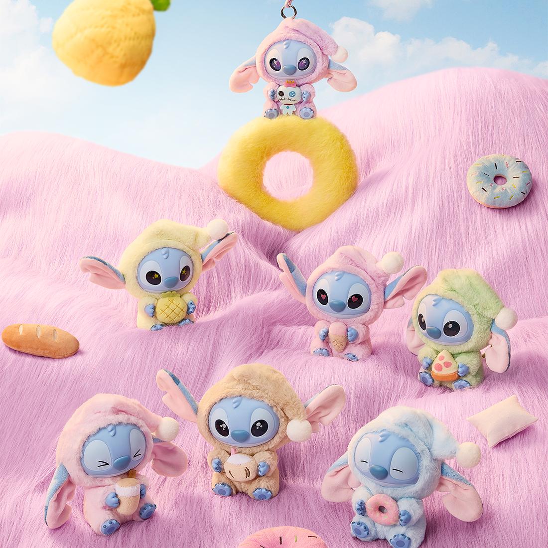 MINISO Disney Stitch Eat Before Sleep Vinyl Plush Blind Box | Cute Pajama Stitch Pendant & Bag Charm | Cozy Room Decor | Official Collectible, Ideal Graduation & Summer Gift #StitchBlindBox #PlushCharm #DisneyCollectible, Stitch Character