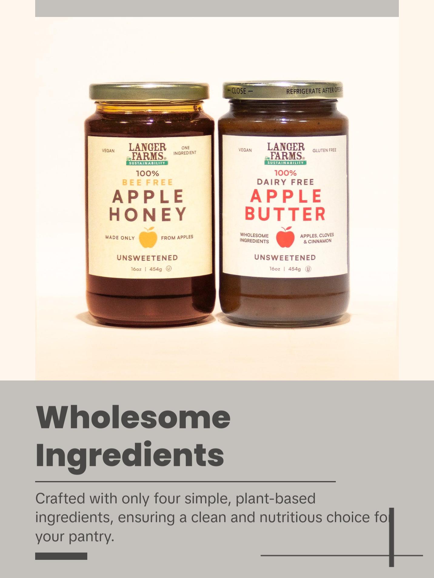 Apple Butter - Plant Based Spread Made with 4 Wholesome Ingredients