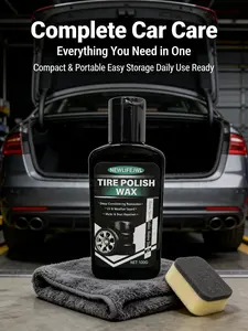 100g Car Tire Coating Paste—designed to restore tire luster, repair plastic components, and revive the original black finish of rubber. Suitable for the maintenance and care of both interior trim and tires
