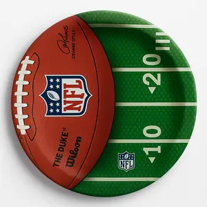 NFL Drive 10.5" Round Paper Plates
