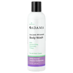 Zion Health Adama, Ancient Minerals Body Wash with Ancient Clay, Rosemary & Sage, 8 fl oz (240 ml)