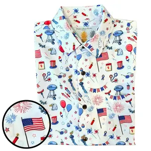 Super Stretch - Independence Day Hawaiian Shirt