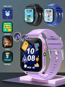 Multifunctional children's smart watch, suitable for boys and girls, rechargeable, with camera, games, and LED flashlight, an activity band for children aged 3 to 14, wearable toy, Digital smart watch