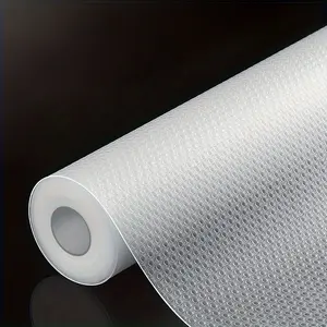 Plastic Shelf and Drawer Liner Waterproof Non Adhesive Cupboard Liner for Kitchen Bathroom Cabinets Storage Desks Shelf Mats Clear for Home & Office