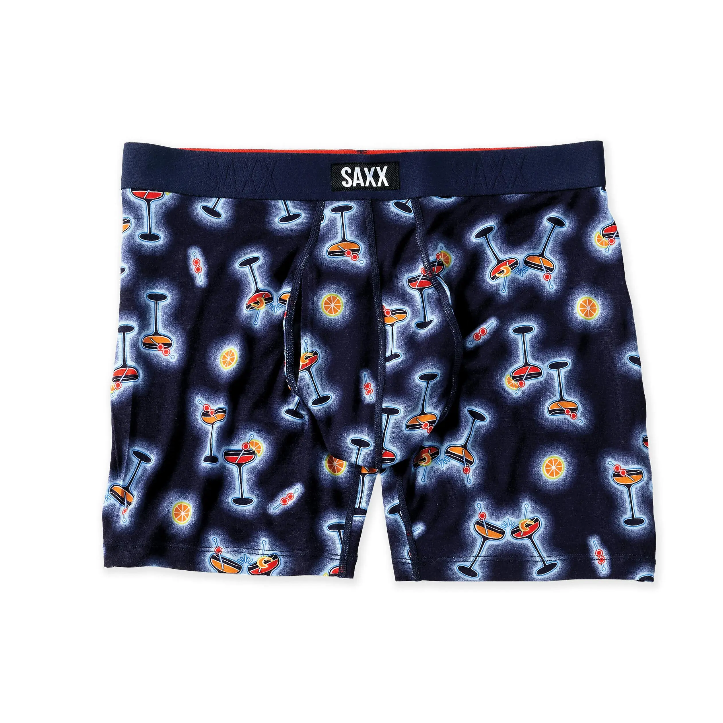 Men's Soft Saxx Vibe Xtra Neon Buzz Boxer Briefs