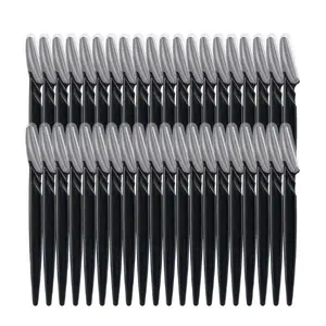 40PCS Eyebrow Razors for Women – Dermaplaning Face Razors & Shavers with Protective Covers, Beginner-Friendly Hair Remover for Facial Exfoliating