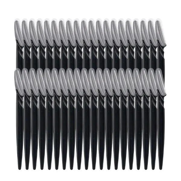 40PCS Eyebrow Razors for Women – Dermaplaning Face Razors & Shavers with Protective Covers, Beginner-Friendly Hair Remover for Facial Exfoliating