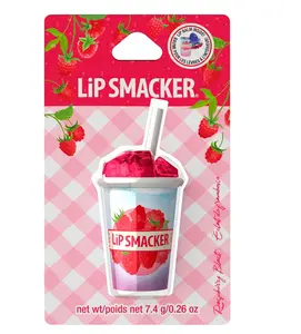 Lip Smacker Summer Refresher Lip Balm, Moisturizing, Collectible Beverage Cup Design, Sheer Finish for Smooth Lips – Raspberry Blast