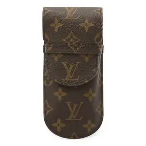 Pre-owned Louis Vuitton Canvas Small Leather Goods Etui Lunettes Rabat Monogram Glasses Case