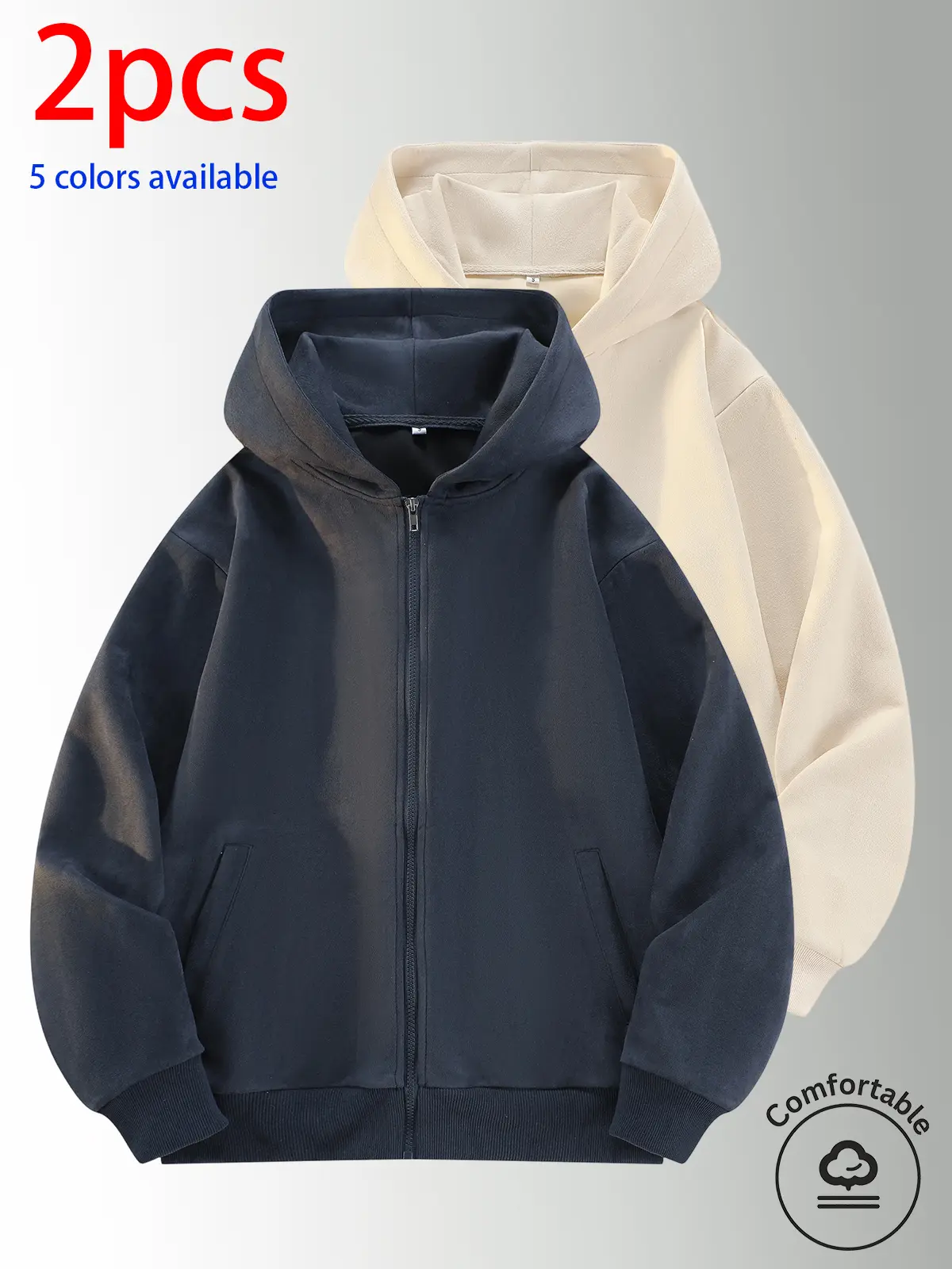 Men’s hooded sweatshirt, men’s sweatshirt, men’s suede cardigan jacket.Design with a large hood for wind protection and warmth, ribbed cuffs, hem that resists deformation, loose drop-shoulder long sleeves that conceal bulges and create a slimmer look, fab