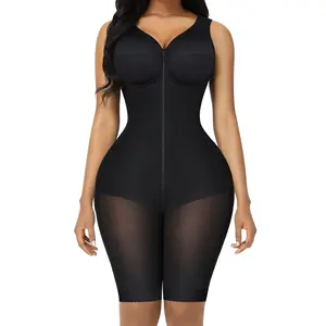 FeelinGirl Fajas Suit Colombianas Shapewear Postpartum Tummy Control Full Shapewear Post Surgery Body Shaper Compression Butt Lifter Shapewear Everyday Zippered