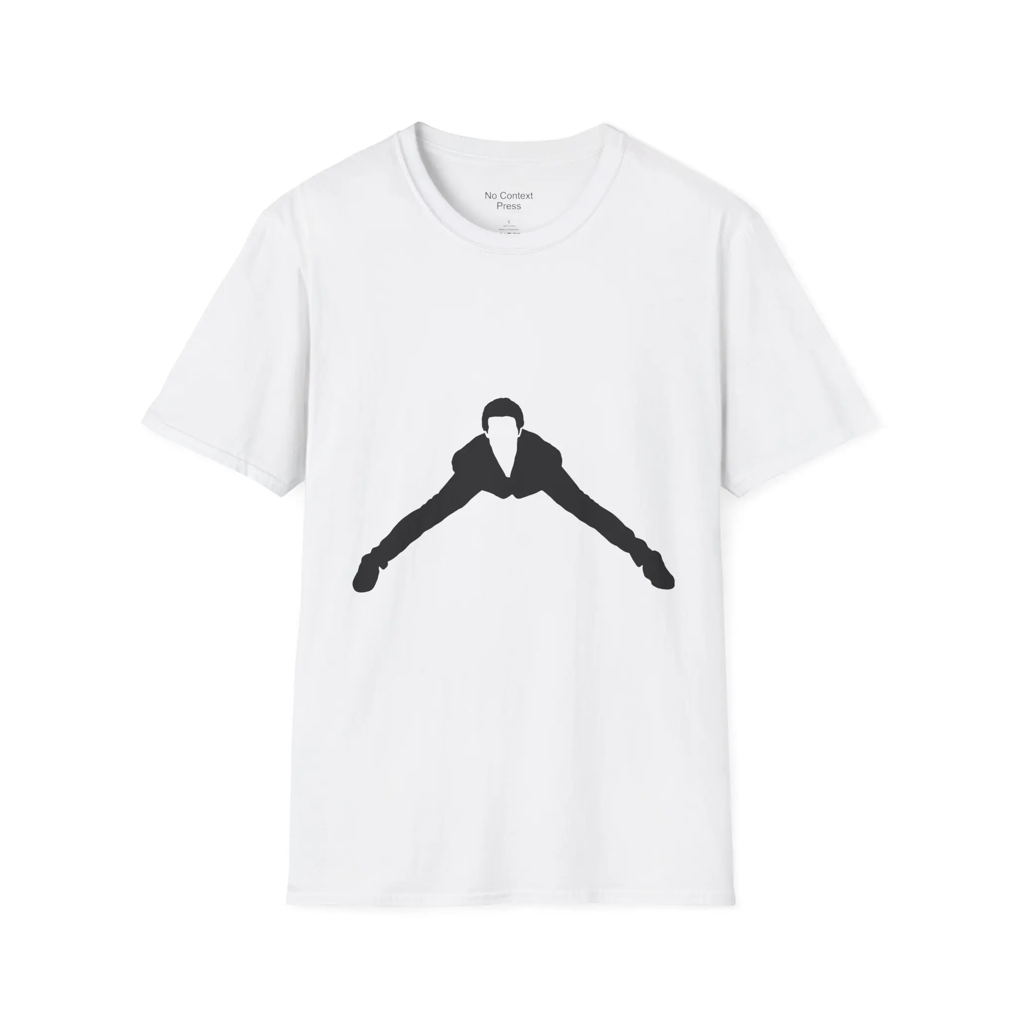 Men's Spider Pose Graphic T-Shirt in a Soft, Breathable Cotton Knit | Casual Minimalist Top with Clean Drape