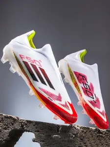 Men's Football Shoes, Fashion Gradient Color Design, Comfortable Soft Fit, Durable Midsole, Long Studs for Grip and Stability, Soccer Cleats