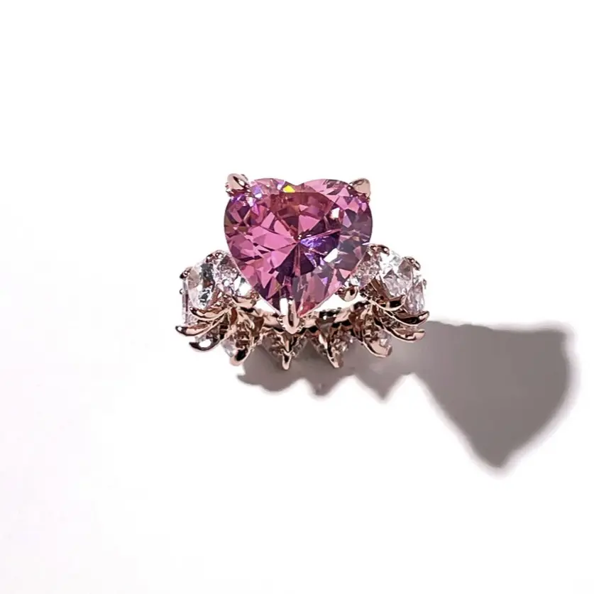 Icy Princess Heart Ring