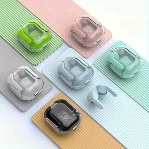 Crystal Clear Transparent TWS Earbuds, True Wireless Stereo Sound, Touch Control, Low Latency & High Performance, Ergonomic Design, Earbud Headset