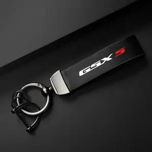 SUZUKI GSX-S 1000 GSXS 750 GSX S 1000 F Accessories, PU Leather Motorcycle Keychain Holder, Stylish Keyring for Motorcycle Enthusiasts