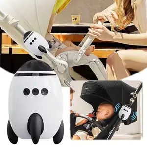 Baby Rocking Chair, Baby Vibration Soother, Gentle Shaking for Any Stroller, Noise Machine, 11 Sounds, Adjustable Speed, Sleep Aid
