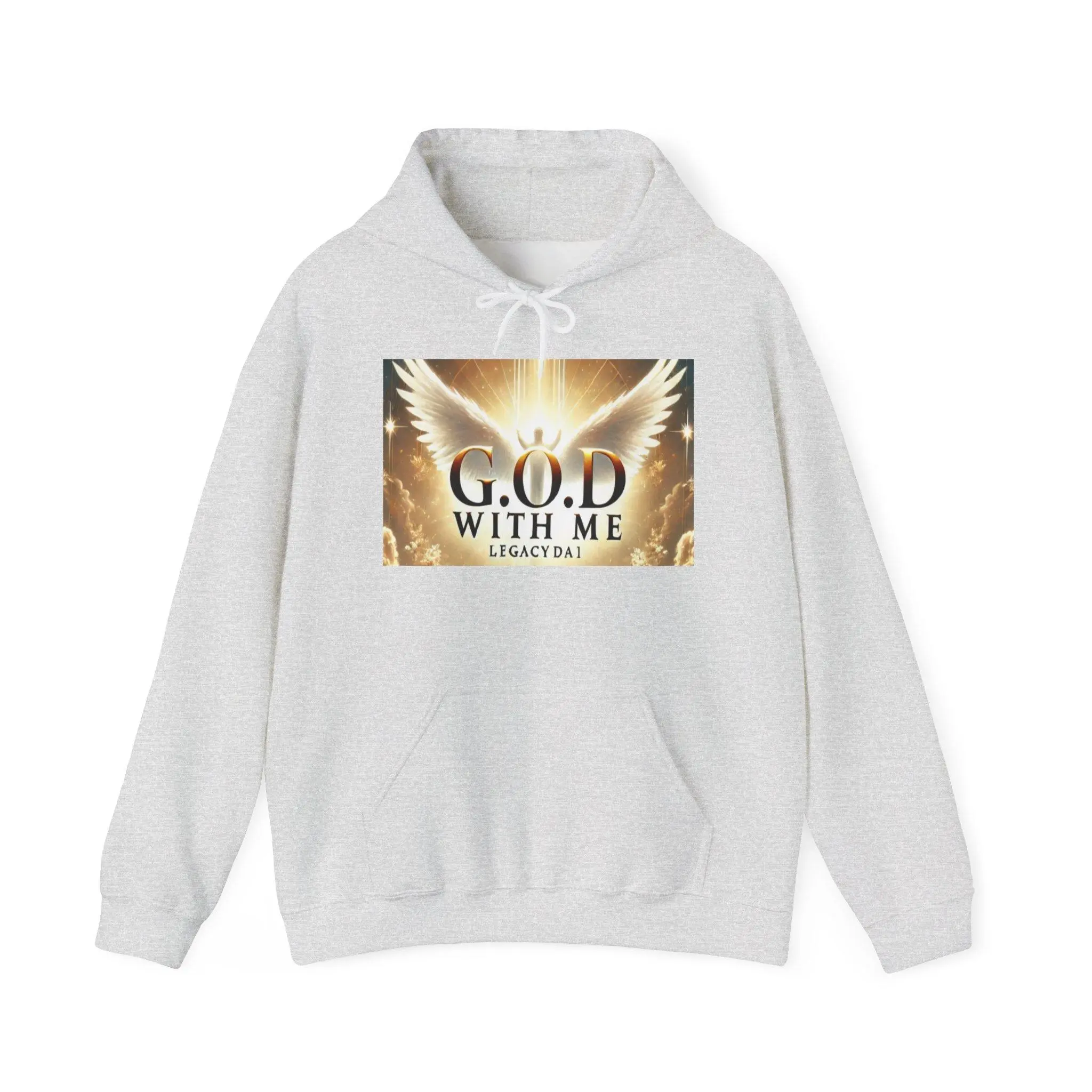 "G.O.D With Me” Christian Graphic Hoodie | Legacyda1 Faith Streetwear