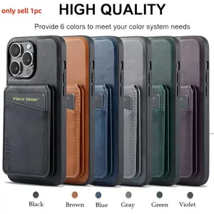 Magnetic Detachable Leather Wallet Phone Stand Protective Case Protector Wireless Charge Cover for iPhone 7 8 SE 17Air 11 12 13 14 Plus 15 16 Pro Max