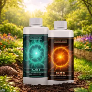 Humboldts Secret Base A & B Bundle – 2-Part Grow & Bloom Nutrient System for Bigger Yields | Liquid Plant Food for Indoor & Outdoor Plants
