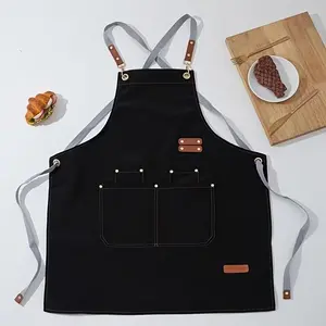 10 Personalized Canvas Aprons with Logo - Custom Chef Aprons for Men And Women, Perfect for Celebrations Such As Weddings, Birthdays, Anniversaries And Other Holidays - Versatile Kitchen And Event Additions