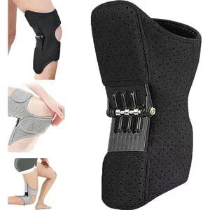 Knee Assistive Device Knee Protection Booster Knee Immobilizer Knee Booster Brace Joint Support Spring Stabilizer Knee Brace for Relieve Pain Knee Pads for Sports