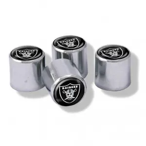Wincraft 1493434671 Oakland Raiders Valve Stem Caps - Set of 4