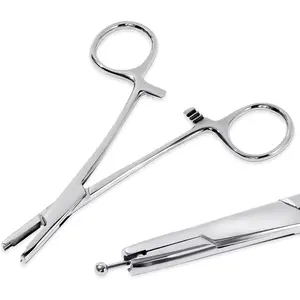 Piercing Ball 3mm 4mm 5mm Piercing Ball Screw Removal Tool Reusable Bead Clamping Assistant Tool for Changing Jewelry