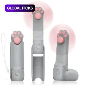 Portable Mini Fan, Handheld Cooling Fan, 1 Count USB Rechargeable Foldable Fan, 3 in 1 Portable Pocket Fan with Power Bank, Flash Light for Summer, Travel #GLOBAL PICKS