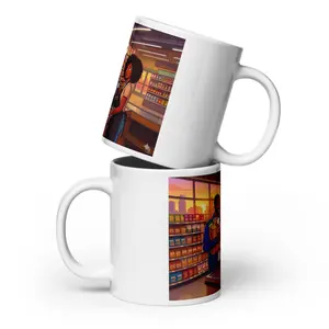Crowned Legacy: "Paid in Full" White Glossy Mug