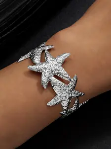 Boho Style Starfish Design Cuff Bangle, Fashionable Jewelry for Women & Men for Party, Daily Clothing Decor, Trendy All-match & Exquisite Jewelry for Birthday Gift