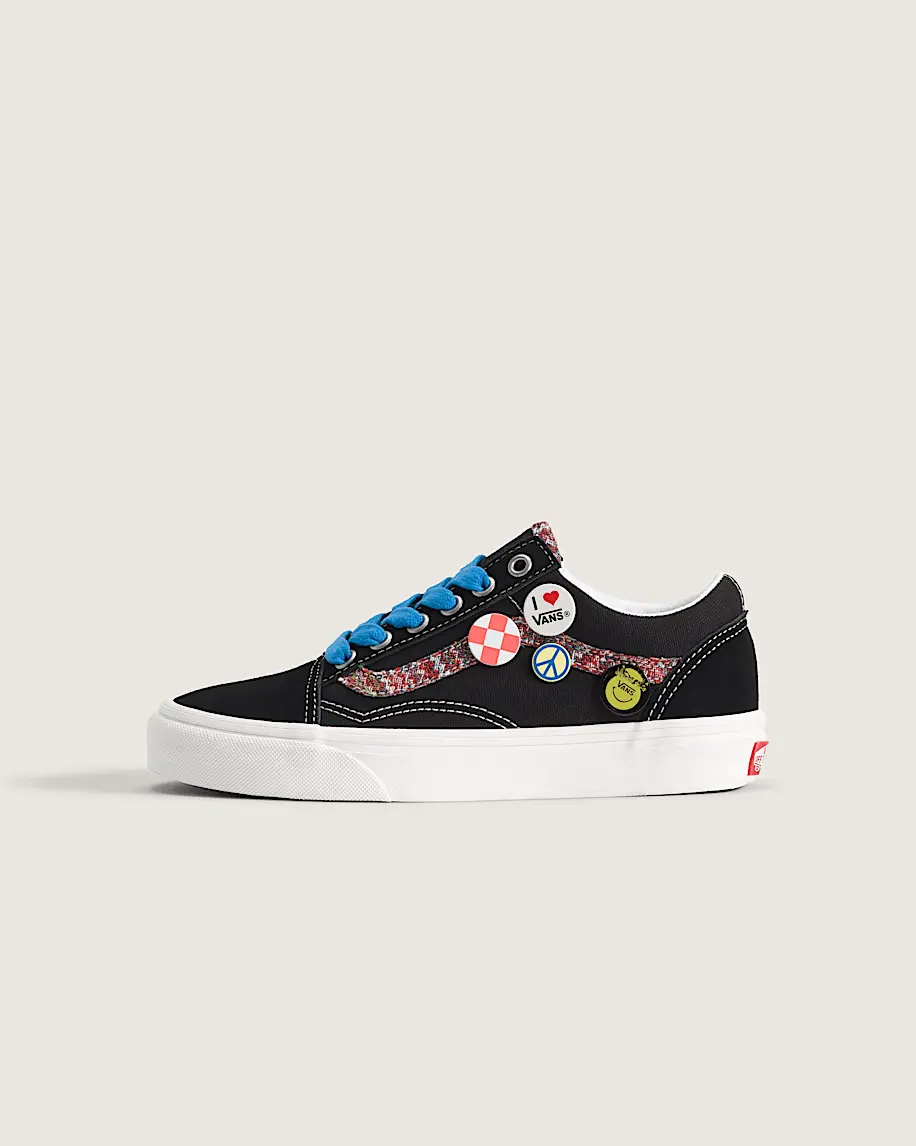 Vans Old Skool Souvenir Black Kid's Daily Casual Fashion Footwear Sneakers Walking Shoes Gym Training Athletic Comfort
