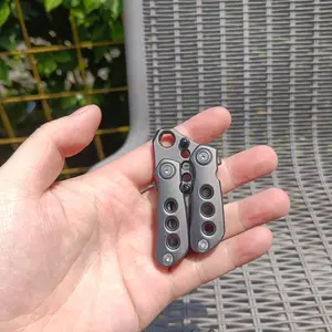 Magnetic Fidget Coin, 1 Count EDC Adult Decompression Toy, Anxiety and Stress Relief Multifunctional Crowbar Fidget Slider Spinner Gift, Stress Relief Gadgets