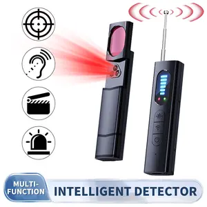 Hidden Camera Detector GPS Tracker Device for Airbnb, Travel, Car, Bathroom, Office, Hotel, Listening Device Detector, Anti-Positioning Monitoring, Black friend gift Remote Portable Electronic Gadgets Wireless Safety Protection Automatic
