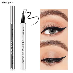 Eyeliner Waterproof, Intense Black Long Lasting Eyeliner Pen with Ultra Fine Tip, Smudge Proof, Smear Proof, Easy Apply for Winged Liner & Precise Lines, Beginner Friendly