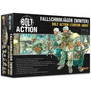 Wargames Delivered Warlord Games Fallschirmjäger Winter Army, 36 Multi-Pose Miniatures, Bolt Action Compatible Tabletop Figures