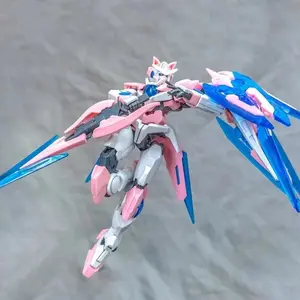 00Qan HG 1/144 Cat Ear Ver Pink Blue Black Color Options Mecha Assembly Model Kit Action Figures Anime Boys Toys Collectible