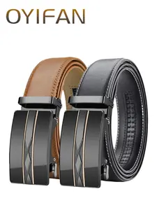 Men's Business Fashion Belt, Minimalist Automatic Buckle Belt, Casual Waistband for Jeans Trousers, Fashion Belt for Party, Daily Clothing Decor