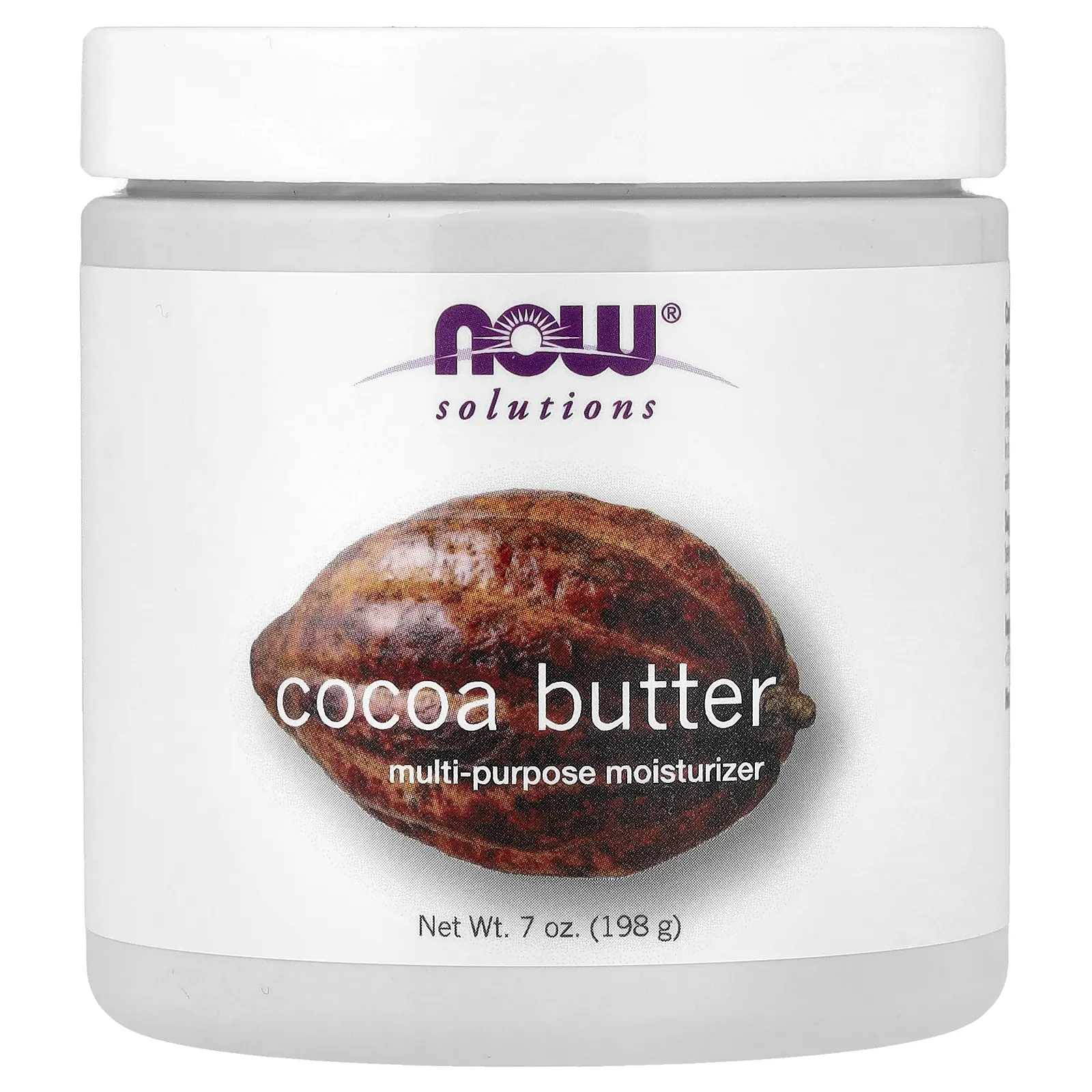 NOW Foods Solutions, Cocoa Butter, 7 oz (198 g) NOW Foods Solutions, Cocoa Butter, 7 oz (198 g)