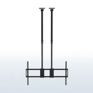 Dual Pole Extra Large TV Ceiling Mount with Extension Pole - 60” to 120” Screens