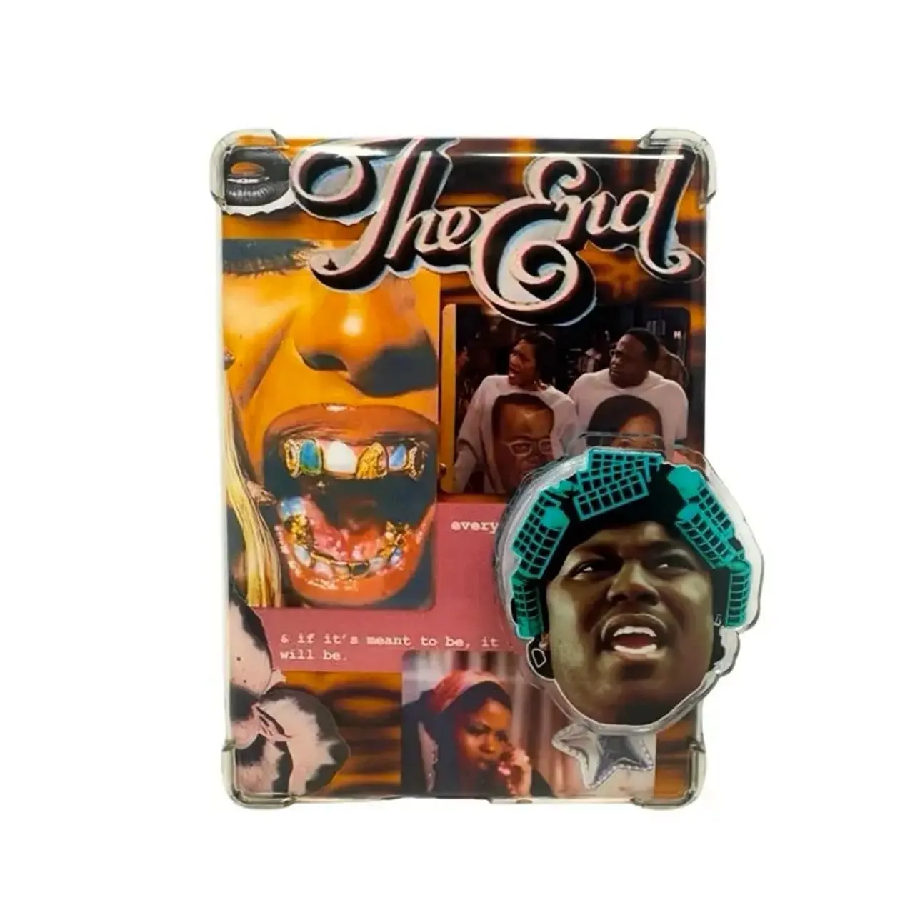 Big Perm Poppie Y2K Aesthetic Magnetic Retro Vibes with a Modern Twist Ultra-Aesthetic Design Magnetic Compatible Strong Grip Stand High-Quality Print - Phone